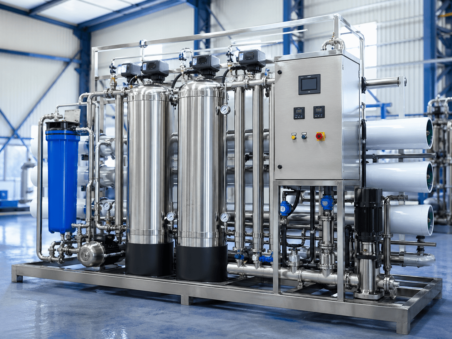 Water treatment equipment and system support