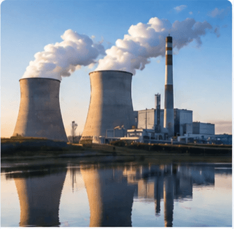 Power generation facility with cooling and water systems